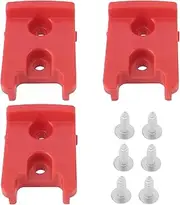 [Briny River] 3Pcs Cordless Tool Holder Wall Mount Bracket with Screws Drill Wall Mount Bracket Compatible with Milwaukee M18 18V 2.44x1.89x0.9 Inch/0.5x0.92 Inch