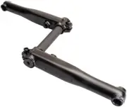 Stolen MOB V4 Crankset - 175mm 8 Spline Black BMX Bike