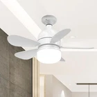 E27 Socket Fan Light 360 Degree Rotating Silent LED Ceiling Fan with Light