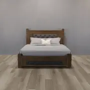 Dakota King Bed Frame - Antique Guam