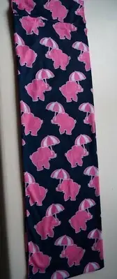 NWT SIMPLY SOUTHERN INFINITY SCARF - ELEPHANT MULTI - NAVY/PINK/WHITE $40