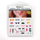 Gama-Go Hand Jive Temporary Tattoos - Let Your Fingers Do The Talking