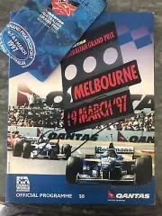 Michael Schumacher Signed Melbourne F1 GP Program And Map With COA