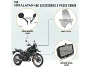 Genuine Royal Enfield New Himalayan 450 3 Pcs Accessories Combo Pack CP-21