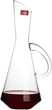 Red Wine Decanter,Glass Oblique Mouth Wine Dispenser with Handle,Household Wine Pourer Quick Decanter Hip Flask for Family Hotel Bar Wine Decanter Carafe