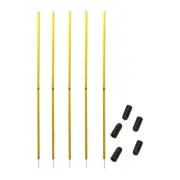 5x Soccer Agility Poles Professional Speed Training Poles Football Soccer