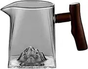 Glass Espresso Beaker - Coffee Pot, Heatproof Pour-Over Coffee Maker | 330ml Coffee Carafe with Handle, Insulated Coffee Pot Replacement for Home, Travel, 4.53x3.74x2.95 Inches