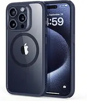 ESR for iPhone 15 Pro Max Case, Compatible with MagSafe, Military-Grade Protection, Yellowing Resistant, Scratch-Resistant Back, Magnetic Phone Case for iPhone 15 Pro Max, Classic Series, Clear Blue