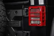11226.06 RUGGED RIDGE ELITE TAIL LIGHT GUARDS FITS 07 18 WRANGLER (Jk)