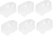 FRCOLOR Dip Powder Collector Tray and Nail Powder Container 6pcs Set for Nail Dip Storage