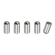 8x16mm Dowel Pins, 5pcs Round Head Flat Chamfered End Dowel Pin