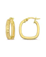 10K Italian Gold Hoops