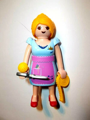 Playmobil,SEAMSTRESS with SCISSORS,TAPE MEASURER