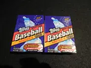 1993 Topps Series 1 (2) Cello Pks w/34 cards 2 gold Jeter #98 RC? Box Fresh Hot!