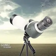 Monocular, Low Light Level Night Vision, Monocular Telescope Bird Mirror Outdoor High-Definition Zoom 20-60X80 Nitrogen-