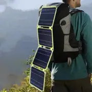 40W 5V Outdoor Portable Solar Panel Waterproof Phone Charger (Yellow 4 Fold) AU
