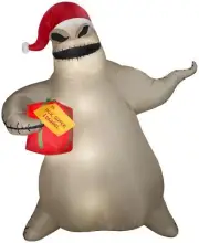 10.5 Ft Nightmare Before Christmas Oogie Boogie Light-Up Inflatable Lawn Decor