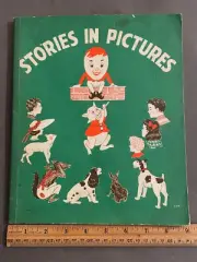 VTG 1954 STORIES IN PICTURES CALIFORNIA DEVELOPMENTAL READING SERIES TEXTBOOK