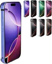 Bezel Minimalist Metal Slim Hard Shockproof Ultra Thin for iPhone 16 Pro Max Case, Metal Frame Armors Bumper Case with Soft Inner Bumper Raised Edge Protection No Back (for Iphone16Plus,Blue)