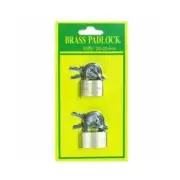 MINI BRASS TRAVEL PADLOCK Small 2 Key Lock Holiday Luggage Backpack Suitcase Zip
