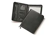 Metropol Zipped Folder with Calculator (Black) - A4