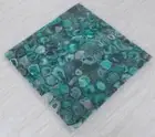 Green Agate Coffee Center Table Top, Agate Geode Kitchen Side Cyber Monday Sale