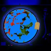 Sushi Roll Turntable Slipmat GLOW BLACKLIGHT 12 inch