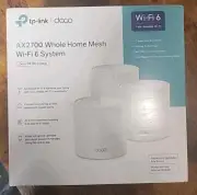 TP-Link AX2700 W-Fi 6 Dual-Band AI-Driven Home Mesh Router System