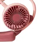 Folding Hanging Neck Fan Portable Taro Purple