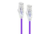 Alogic C6S-03PUR 3m Purple Ultra Slim Cat6 Network Cable - Series Alph