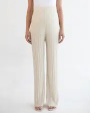 Collette Linen Knit Pants | Soon Maternity