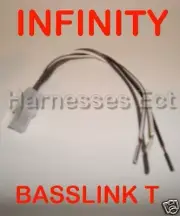 INFINITY Basslink T 4 pin Speaker level input Harness