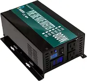 WZRELB Full Power Full Power Endurable Led Display 800W Pure Sine Wave Solar Inverter 12Vdc to 120Vac, (RBP80012B1)