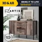 Artiss Buffet Sideboard Cupboard Cabinet 3 Drawers Pantry Storage Table BARNLY