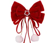 L05 2PCS Hair Ball Bow Hairpin Sweet Girl Top Clip Temperament Back of The Head Thick Hair Headdress for Ladies and Girls Shopping