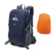 Vellyhiker 40L Hiking Backpack for Outdoor Camping Travel Backpacking Blue