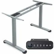 Costway Electric Desk Frame Adjustable Grey