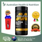 MUSCLETECH ALPHA TEST 60 CAPSULES + FREE SAME DAY SHIPPING & SHAKER
