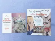 Hallmark Alice in Wonderland Party Decoration Play Faces Mask Lot Vintage Gay!