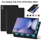 with Pencil Holder Tablet Case for Samsung Galaxy Tab S10 Plus/S10 Ultra 2024