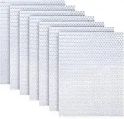 7 Sheets 8.86 x 11.42 Inches Adhesive Reflective Stickers Flexible Waterproof Conspicuity Safe Caution Warning Night Lighting Stickers for Car Truck Trailer Motorcycle Bicycle Mailbox (Silver)