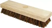 Quickie Scrub Brush, 9-Inch, Heavy Duty Coarse Fibers for Rough Surface, Outdoor