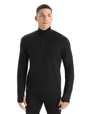 Icebreaker Original Mens Long Sleeve Merino Half Zip Top