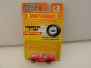 1992 MATCHBOX SUPERFAST MB 58 RED VETTE CORVETTE 'T' TOP NEW ON CARD