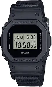 [Casio] G-Shock DW5600BCE-1D Black Band Men's Digital Watch, Black Dial, 48.9 × 42.8 × 13.4 mm