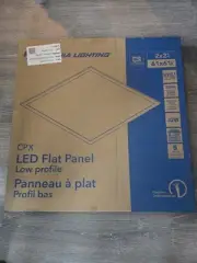 Lithonia Lighting CPX 2X2 3200LM 40K M4 30W Flat LED Panel, 2' x 2'-White ~NEW~