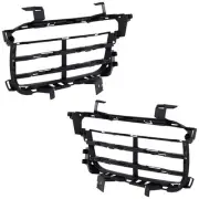 Set of 2 Bumper Face Bar Grilles Front Passenger Right Side Hand Pair (for: Porsche)