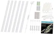 LED Under Cabinet Lighting 6-Pack 12 inch Seamlessly Linkable Strip Light Bars