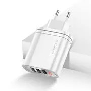 Mobile Phone Charger QC3.0 Travel 3 Hole USB Fast Charge Charging Head