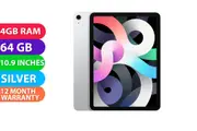 Apple iPad AIR 4 2020 10.9" Wifi (64GB, Silver) - Grade (Excellent)
